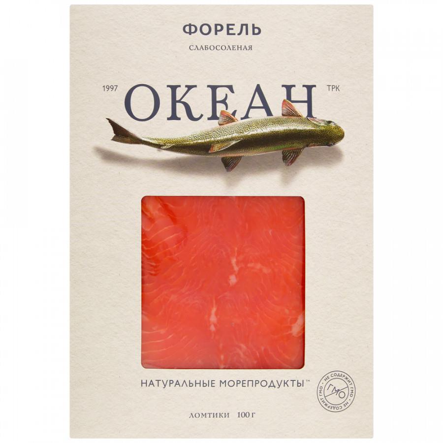 Форель филе-ломтики Океан слабосоленая 100 г
