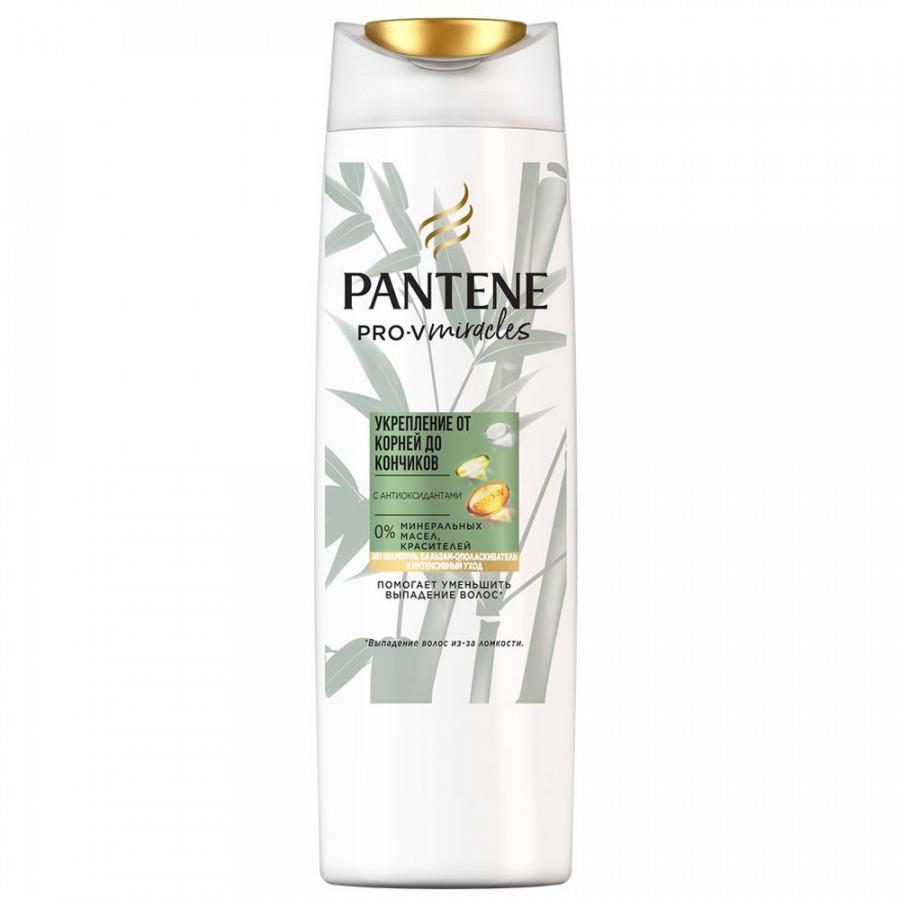 Шампунь и бальзам-ополаскиватель для волос Pantene Miracles Интенсивный уход 3в1 Укрепление от корней до кончиков 270 мл