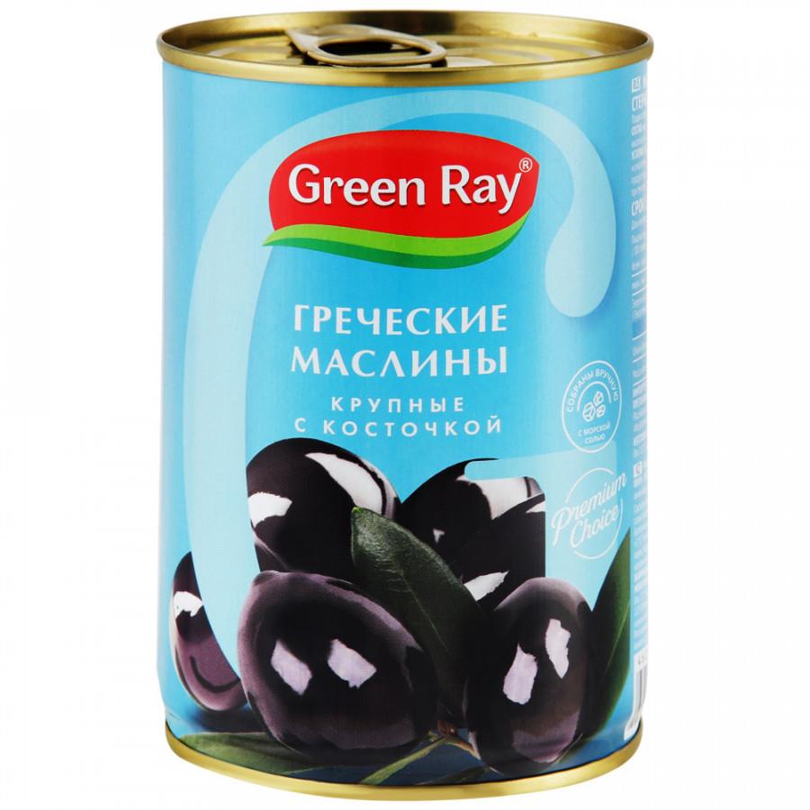Маслины Green Ray гигант с косточкой 425 г