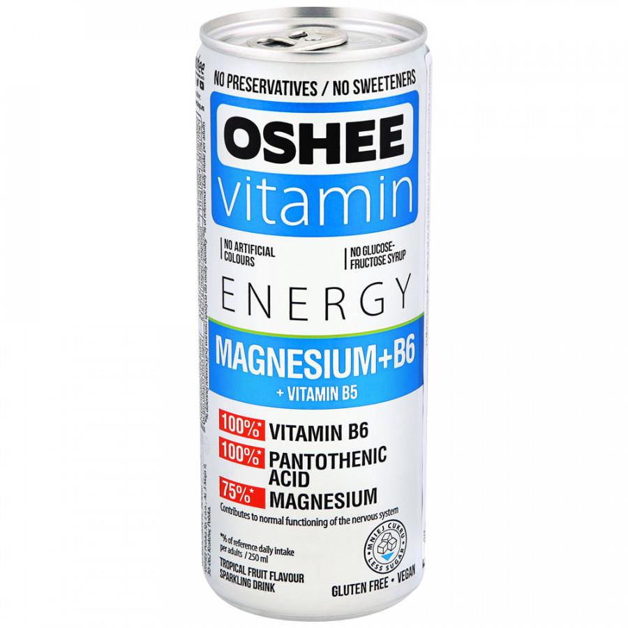 Напиток Oshee Magnesium+В6 Фруктовый газированный 0.25 л