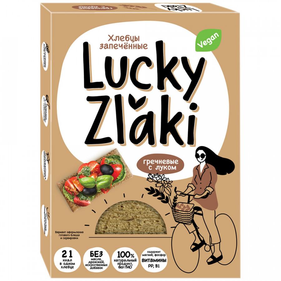 Хлебцы гречневые запеченные Lucky Zlaki с луком 72 г