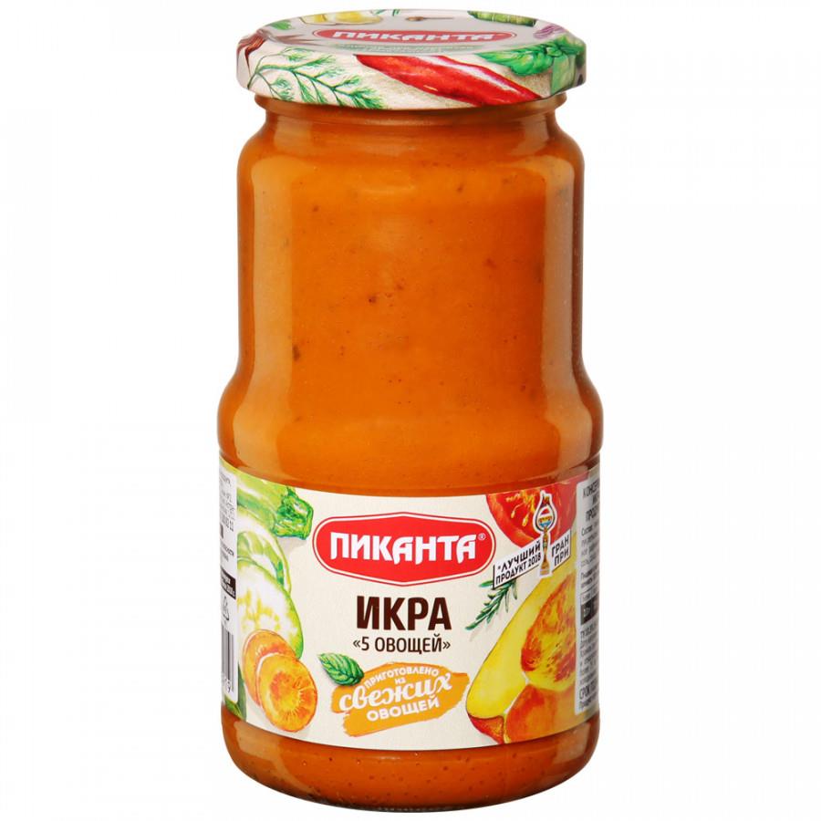 Икра Пиканта 5 овощей 550 г