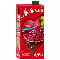 Напиток Любимый Яблоко-Гранат-Черноплодная рябина осветленный сокосодержащий 0.95 л
