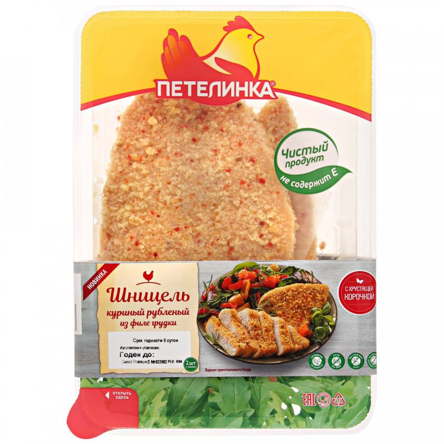 Шницель из курицы Петелинка рубленный охлажденный в лотке 300 г