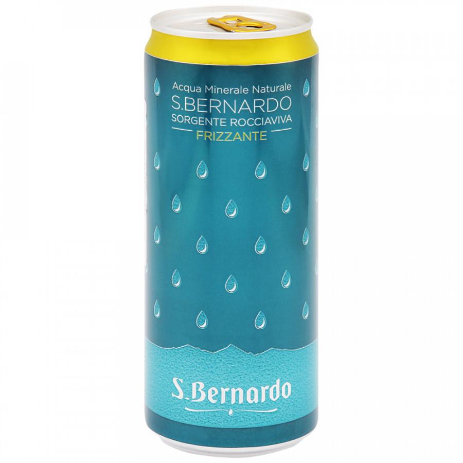 Вода минеральная San Bernardo Frizzante ж/б 0.33 л