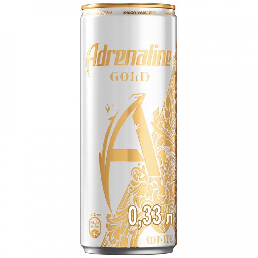 Энергетический напиток Adrenaline Gold Цитрус и виноград 0.33 л