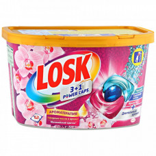Капсулы для стирки Losk Трио Малазийский цветок 12 штук Капсулы для стирки Losk Трио Малазийский цветок 12 штук