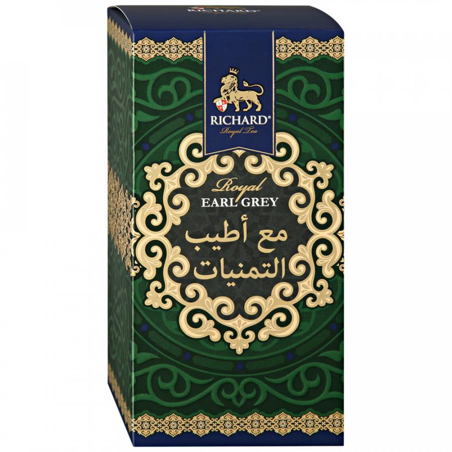 Чай Richard Royal Earl Grey черный бергамот мусульманский 80 г