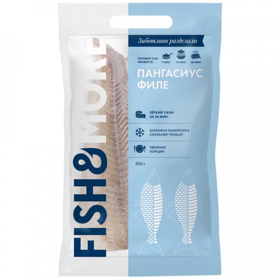 Пангасиус филе Fish&More без кожи мороженый 500 г