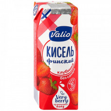 Кисель Valio из клубники и винограда без сахара 0.25 л