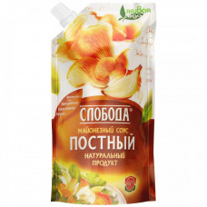 Майонезный соус Слобода Постный массовая доля жира 56% 200 мл