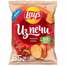 Чипсы Lays картофельные Из Печи Паприка 85 г