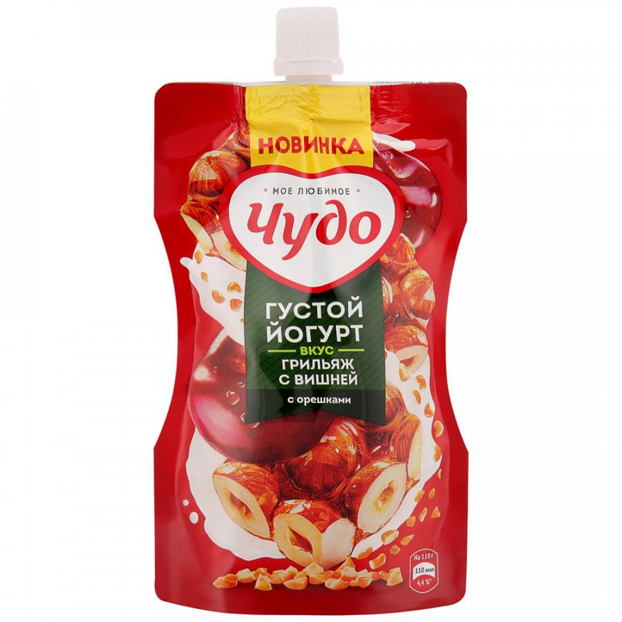 Йогурт Чудо вязкий Грильяж с вишней 2.7% 110 г