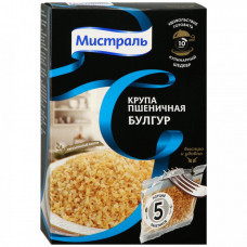 Крупа булгур Мистраль пшеничная 5 пакетиков по 80 г