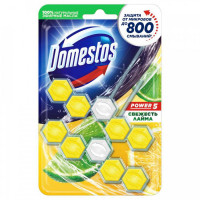 Средство чистящее для унитаза Domestos Power 5 Антиналет Свежесть Лайма подвесной блок 2 штуки по 55 г