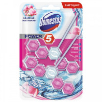Средство чистящее для унитаза Domestos Power 5 Duo Ледяная Магнолия подвесной блок 2 штуки по 55 г