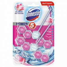 Средство чистящее для унитаза Domestos Power 5 Duo Ледяная Магнолия подвесной блок 2 штуки по 55 г