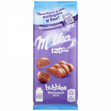 Шоколад Milka Bubbles молочный пористый 76 г
