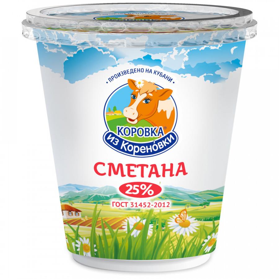 Сметана Коровка из Кореновки 25% 300 г