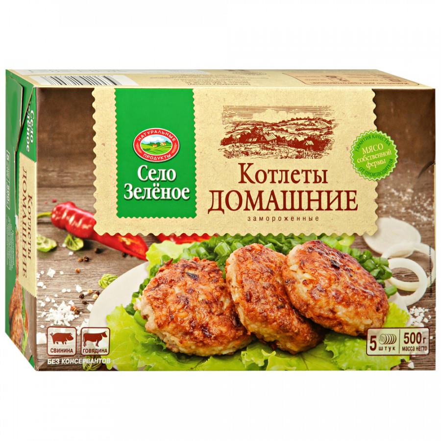 Котлеты Село Зеленое Домашние категории В замороженные 500 г