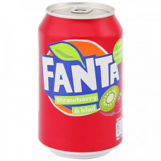 Напиток Fanta Strawberry & kiwi газированный 0.33 л