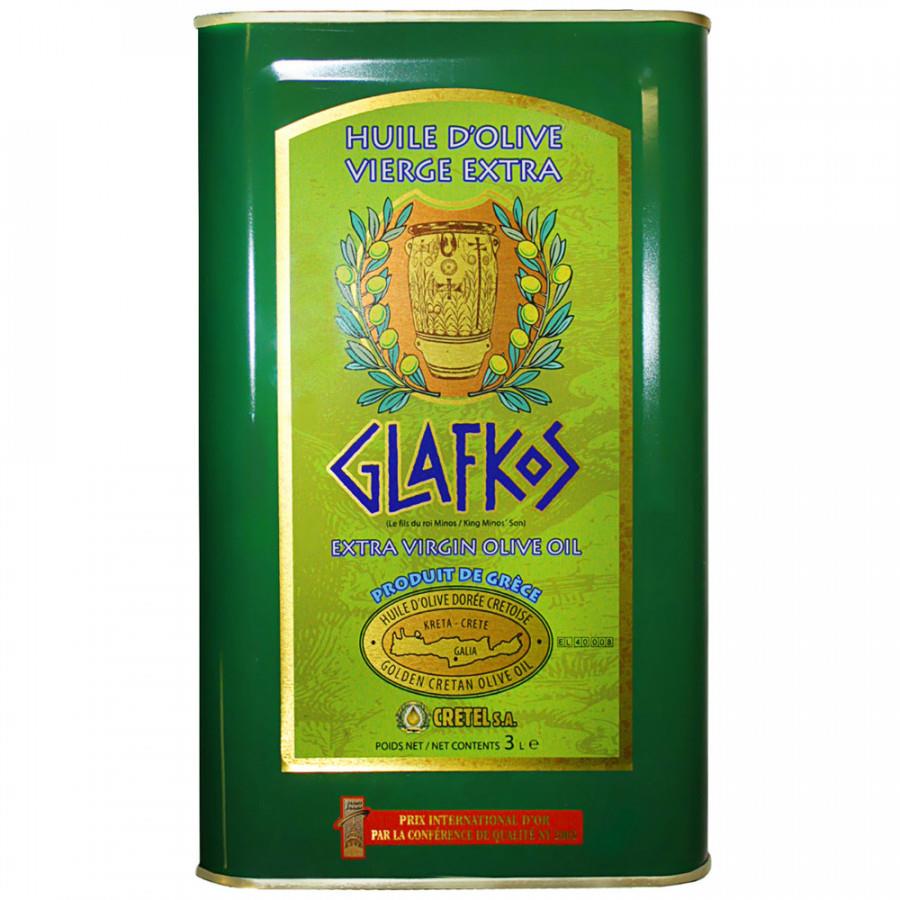 Масло Glafkos Evoo оливковое 3 л