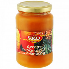 Десерт SKO персиковый с ананасом 350 г