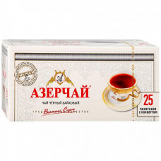 Чай Азерчай черный байховый премиум 25 пакетиков по 2 г