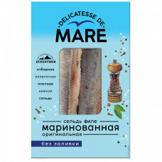 Сельдь атлантическая филе Балтийский берег Mare Оригинальная маринованная 150 г