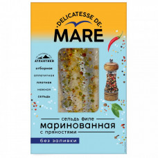 Сельдь атлантическая филе Балтийский берег Mare маринованная с пряностями 150 г