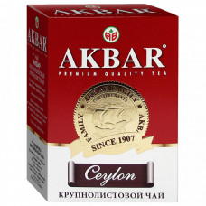 Чай Akbar черный байховый крупнолистовой 100 г