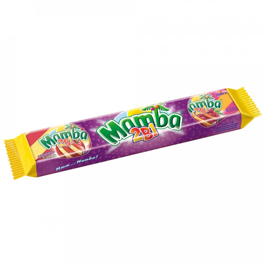 Жевательные конфеты Mamba 2 в 1 79.5 г