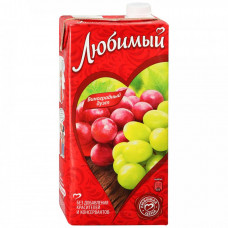 Напиток Любимый Виноградный дуэт осветленный сокосодержащий 1.93 л