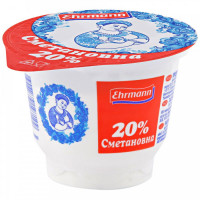 Продукт Ehrmann Сметановна сметанный 20% 185 г