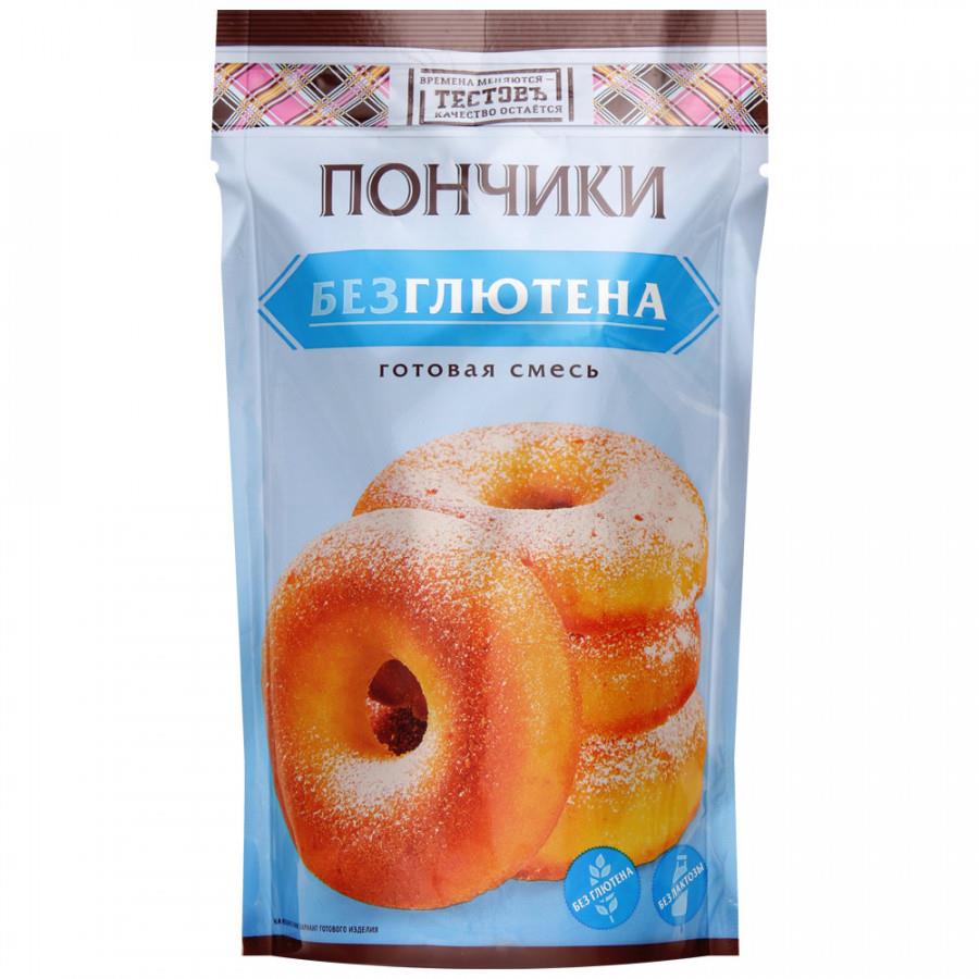 Смесь сухая Тестовъ для приготовления Пончики без глютена 250 г