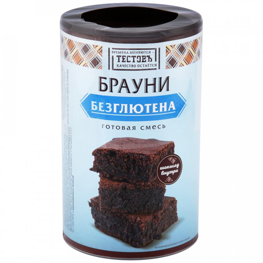 Смесь сухая Тестовъ для приготовления Брауни без глютена 400 г