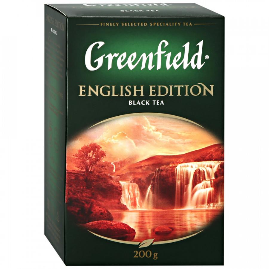 Чай Greenfield Инглиш Эдишн черный листовой 200 г
