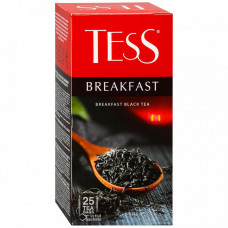 Чай Tess Брекфаст 25 пакетиков по 1.8 г черный