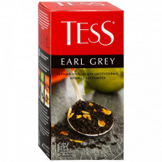 Чай Tess Эрл Грей черный 25 пакетиков по 1.6 г