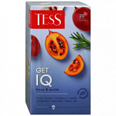 Чай Tess Гет Айкью черный 20 пакетиков по 1.5 г