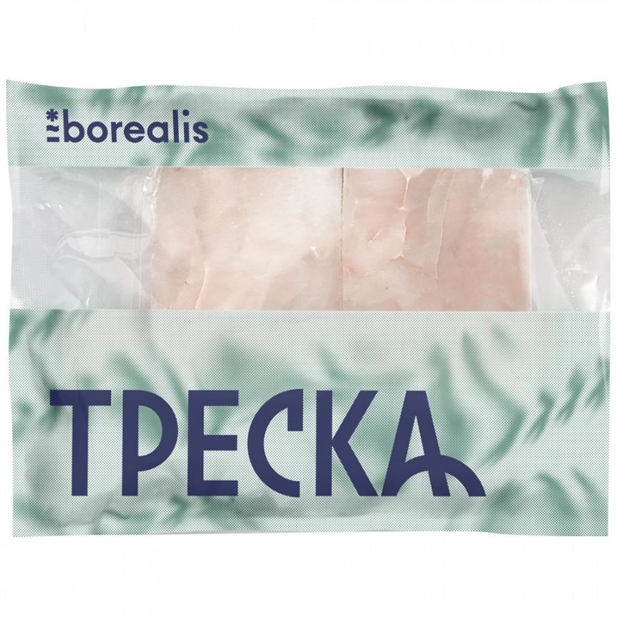 Треска филе блочное Borealis без кожи без костей свежемороженая 300 г