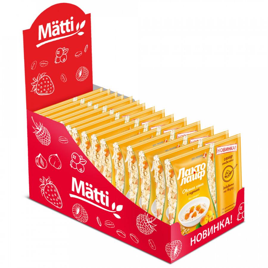Лактолайф Matti с курагой 15 штук по 40 г