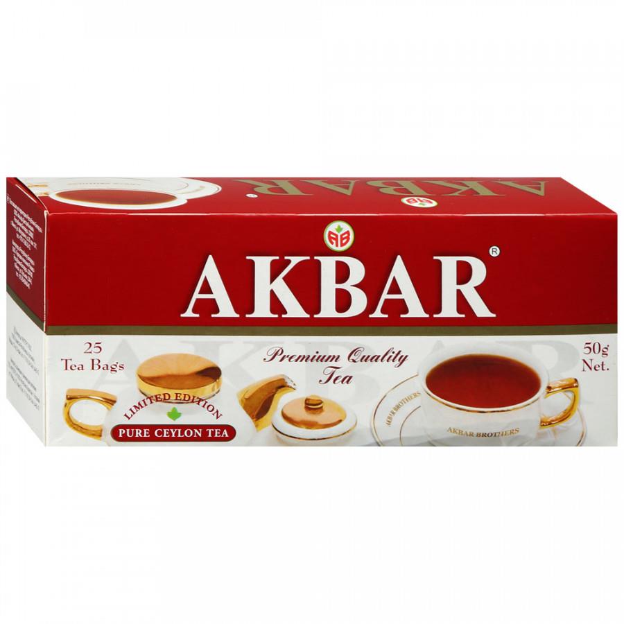 Чай Akbar Limited Edition черный байховый цейлонский мелкий 25 пакетиков по 2 г