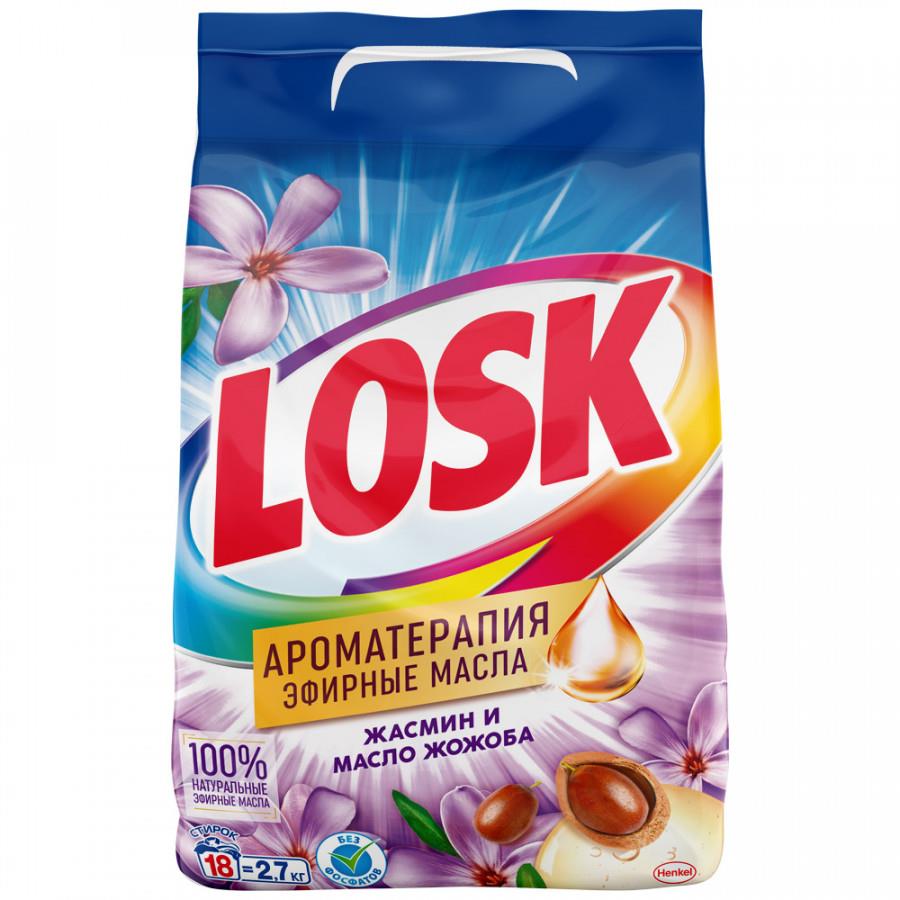 Cтиральный порошок Losk Ароматерапия Жасмин и Масло Жожоба 2.7 кг