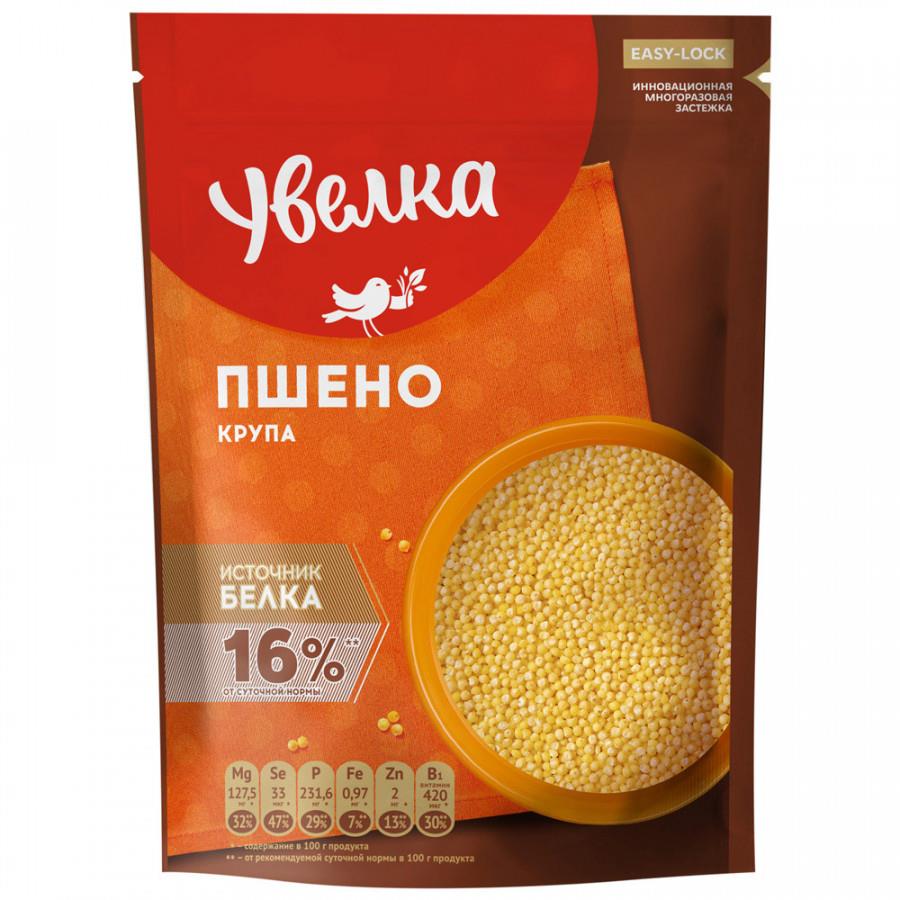 Крупа пшено Увелка шлифованное 400 г