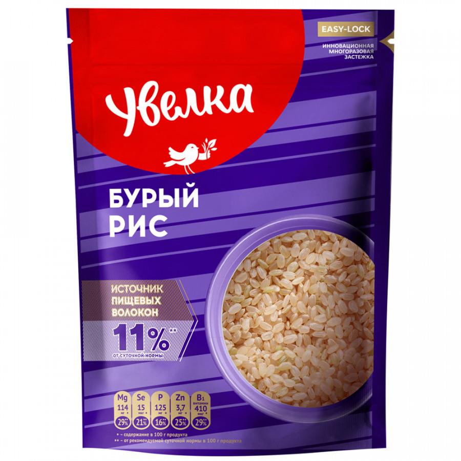 Рис Увелка Бурый 400 г