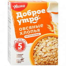 Хлопья овсяные Увелка питательные 400 г