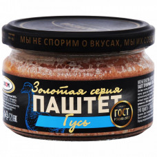 Паштет печеночный Рузком Гусь ГОСТ 200 г