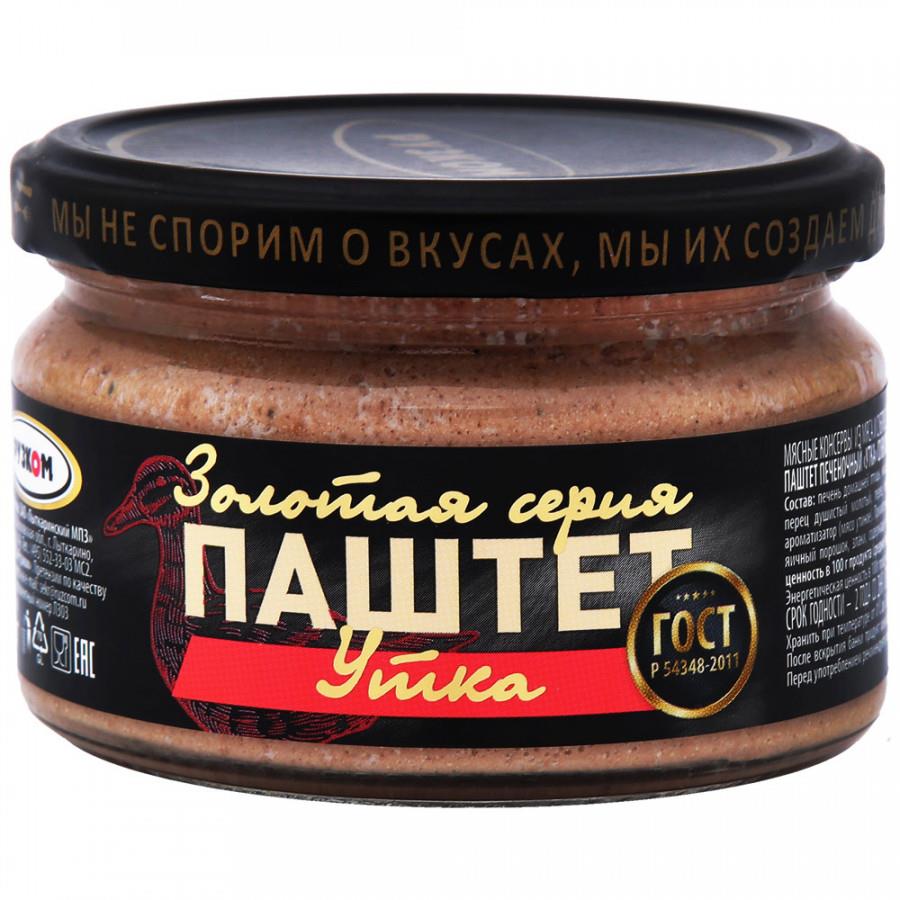 Паштет печеночный Рузком Утка ГОСТ 200 г
