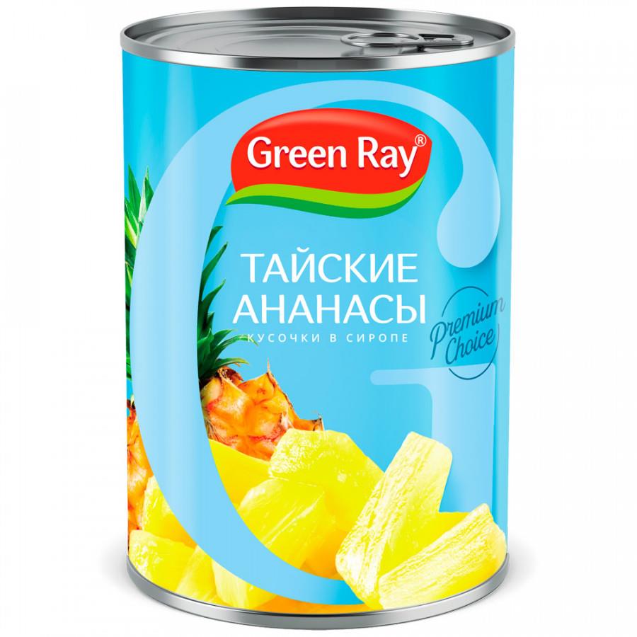Ананасы Green Ray кусочки 580 мл